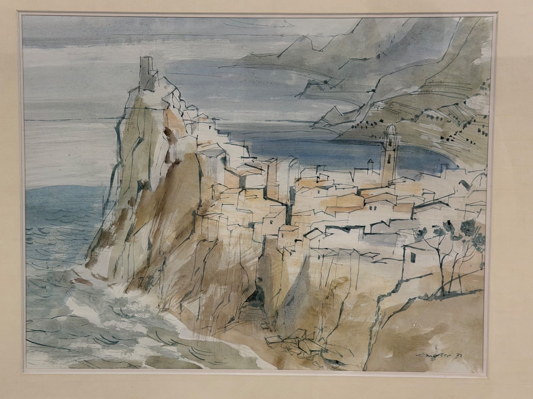 Gemälde: Müller E. 1971 signiert Original Gemälde – Gebraucht aus Basel von PAUL_ART 2