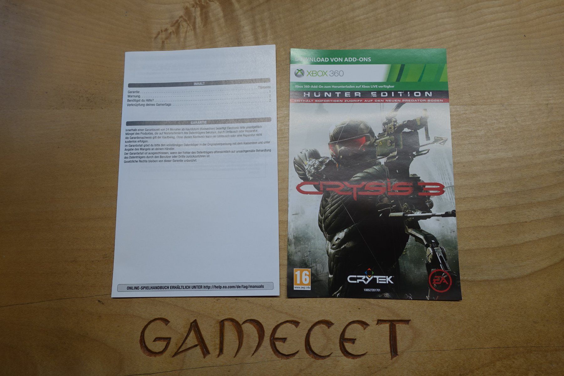 Microsoft Giochi: Crysis 3 (Hunter Edition) – Usato da Steinach venduto da Gamecet 4