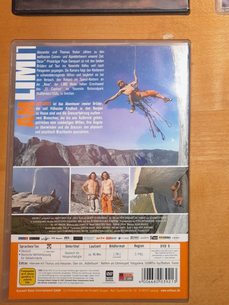 Tutti i DVDs: Am Limit DVD - Extrem Bergsteiger Doku! – Usato da Steffisburg venduto da FutureOne 1
