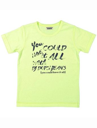 T-Shirt DJ Dutch Jeans neongelb Gr.158
