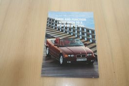 BMW 3er Cabrio Prospekt 1/1993