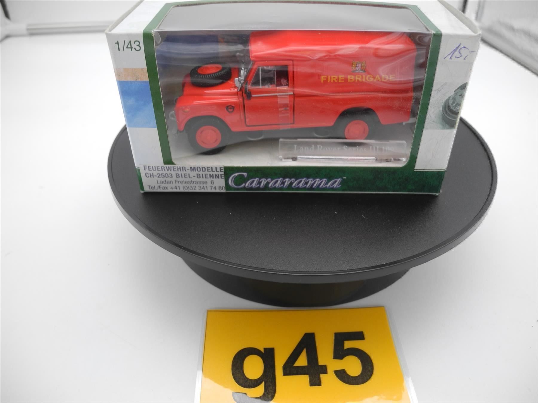 Modellini d'auto: Cararama Fire Brigade, Nr. g45 – Nuovo e nell'imballaggio originale da Kottwil venduto da Crazyrolf 1