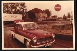 7 Fotografien Auto Wartburg 311, Kennzei
