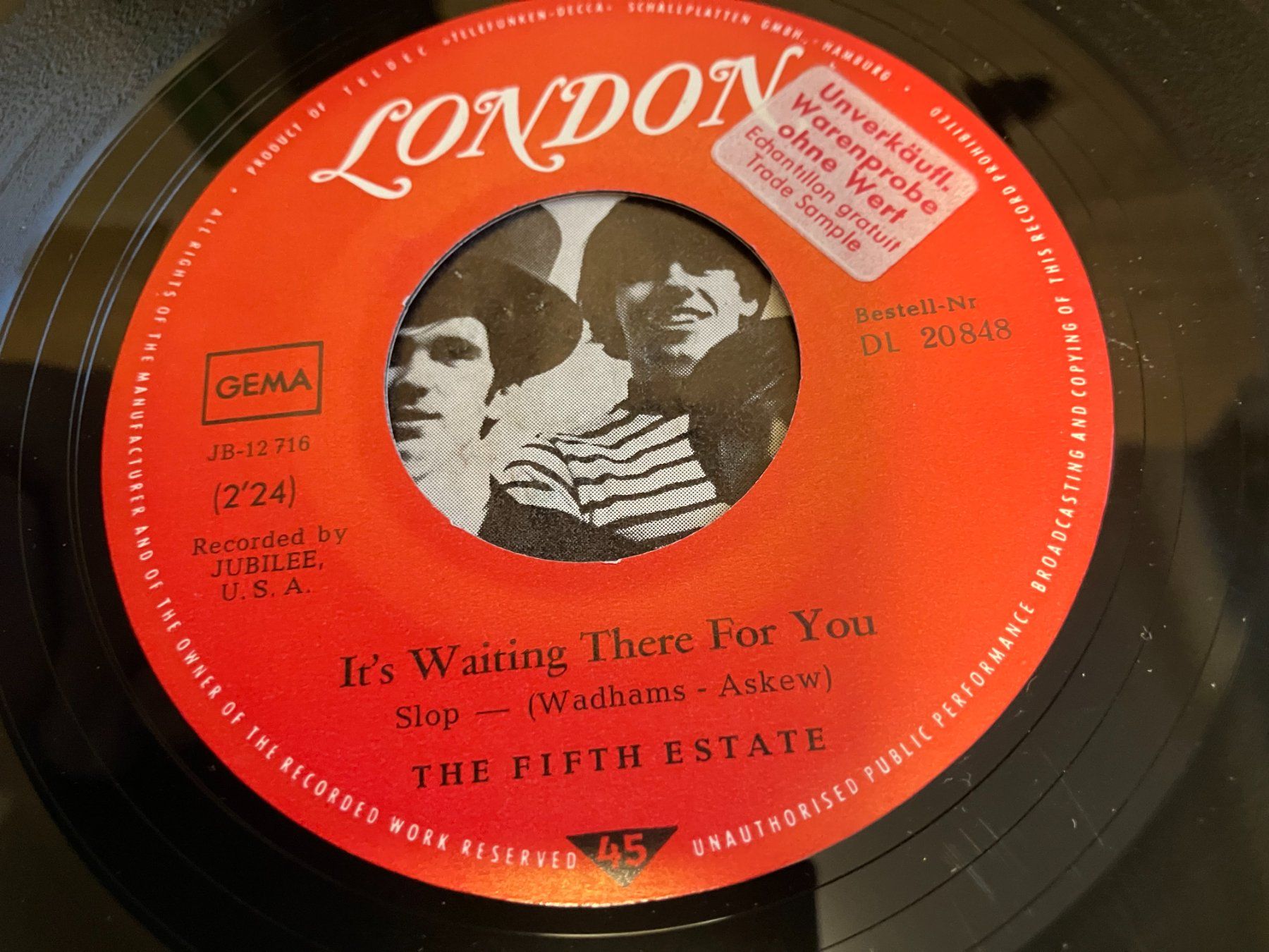 Dischi in vinile: The Fifth Estate – Usato da Aarwangen venduto da Jukebox3 6