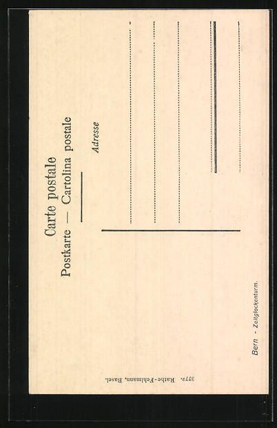 Cartoline postali: Passepartout-AK Bern, Zeitglockenturm, g – Usato da Berlin venduto da bartko-reher 1