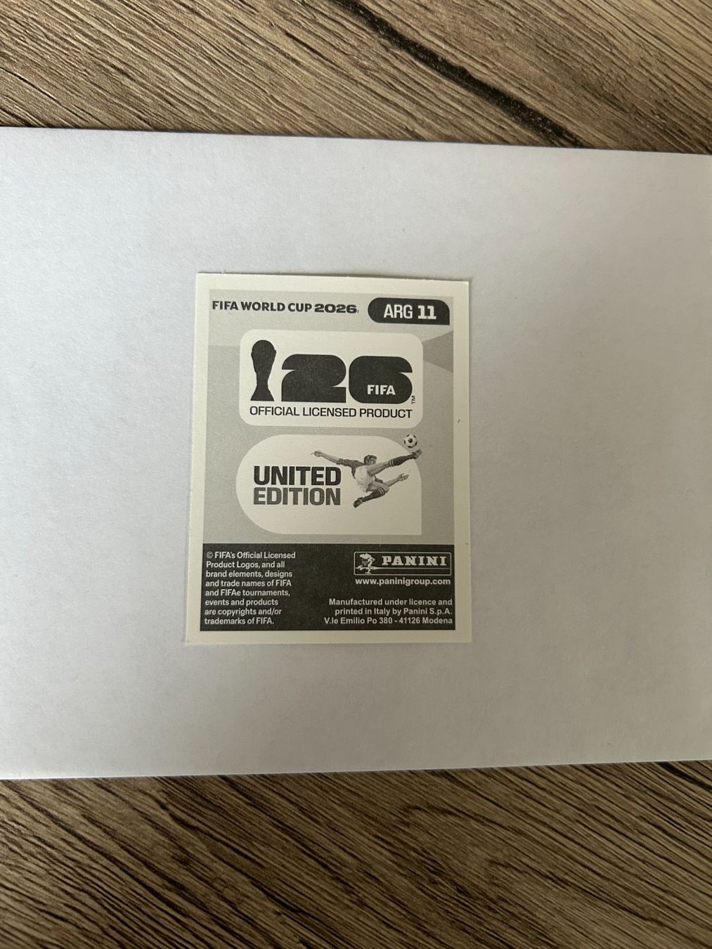 Panini Sammelbilder & Trading cards: Panini FIFA World Cup 2026 - ARG 11 – Gebraucht aus Zumikon von meter03 1