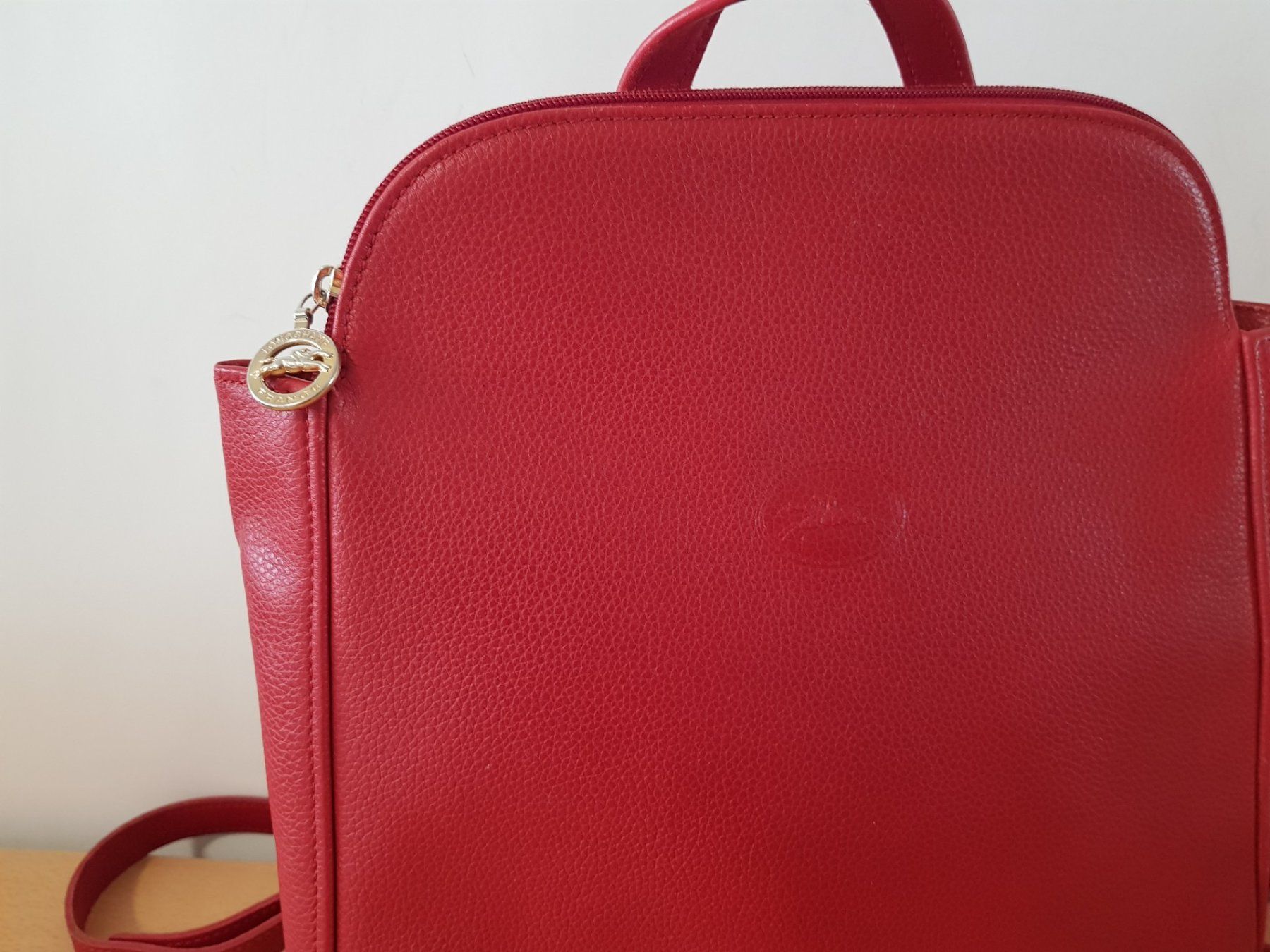 Longchamp Zaini: Longchamp Leder Rucksack – Usato da Basel venduto da Birs868 3
