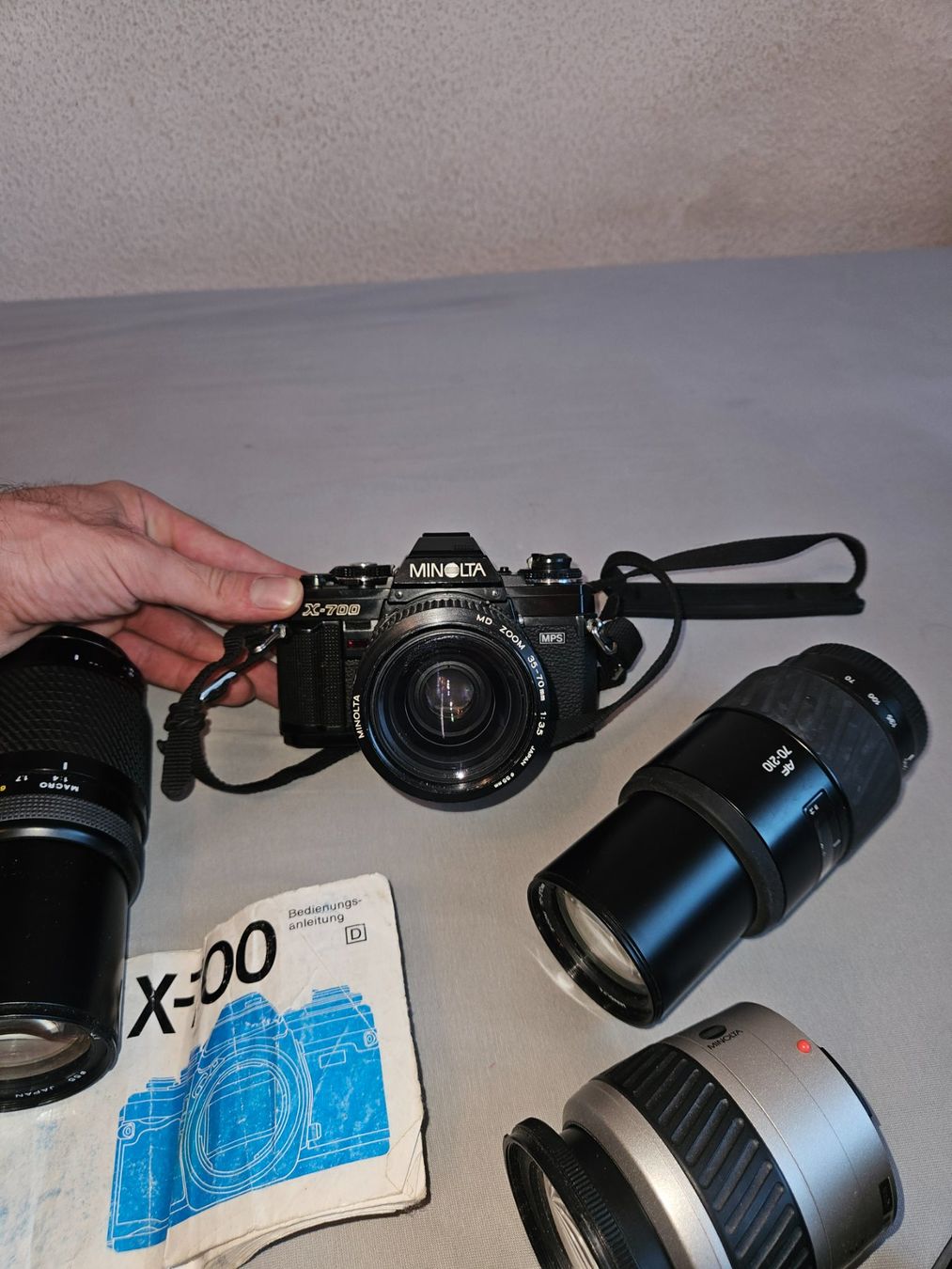 Minolta Fotocamera: Minolta X-700 Kamera inkl. Wechselobjektive – Usato da Basel venduto da FirstClass4000 1