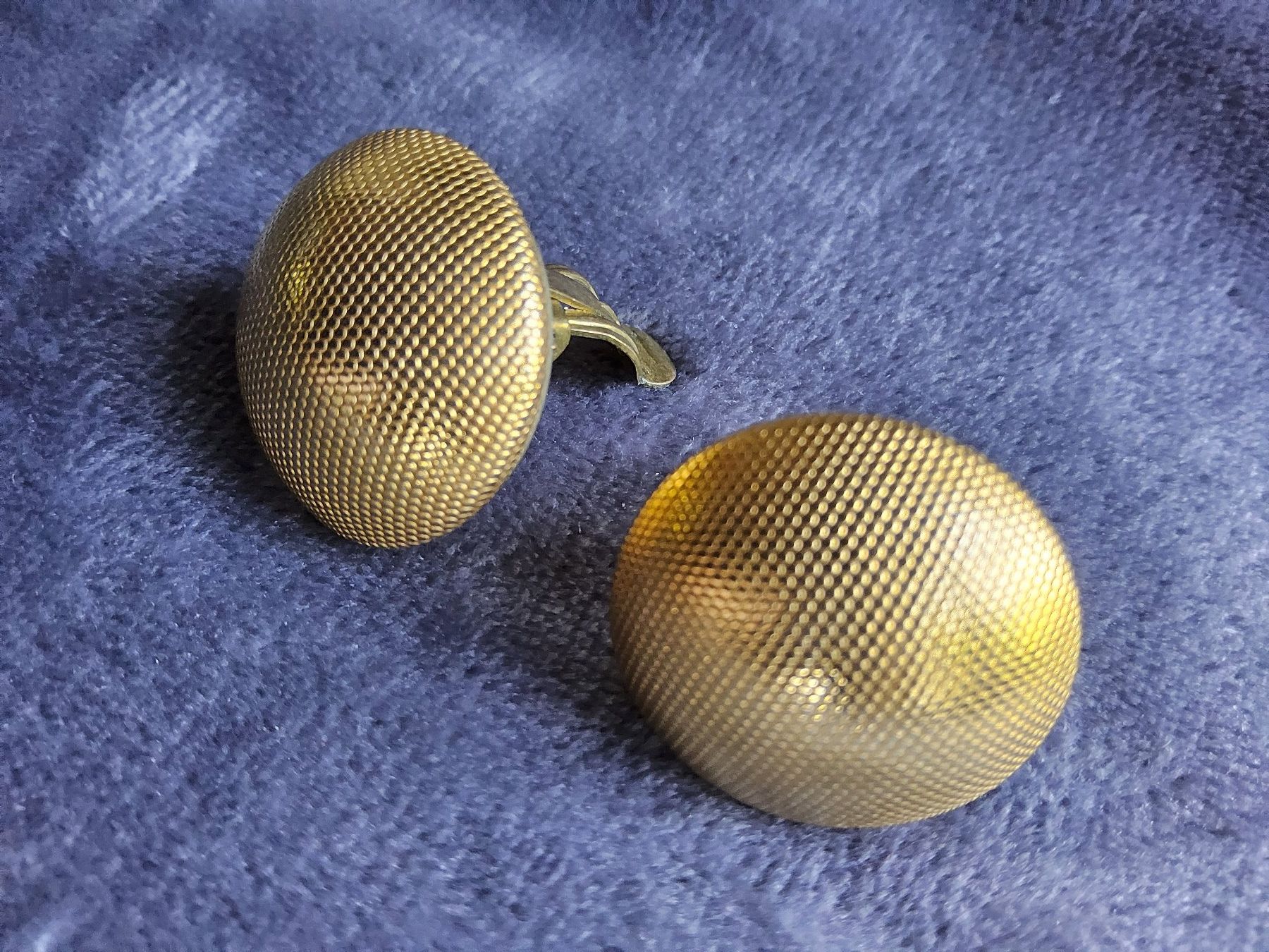 Orecchini pendenti & Orecchini a lobo: Vintage goldige Ohrclips, ca 1950 – Usato da Zürich venduto da SciTec 3