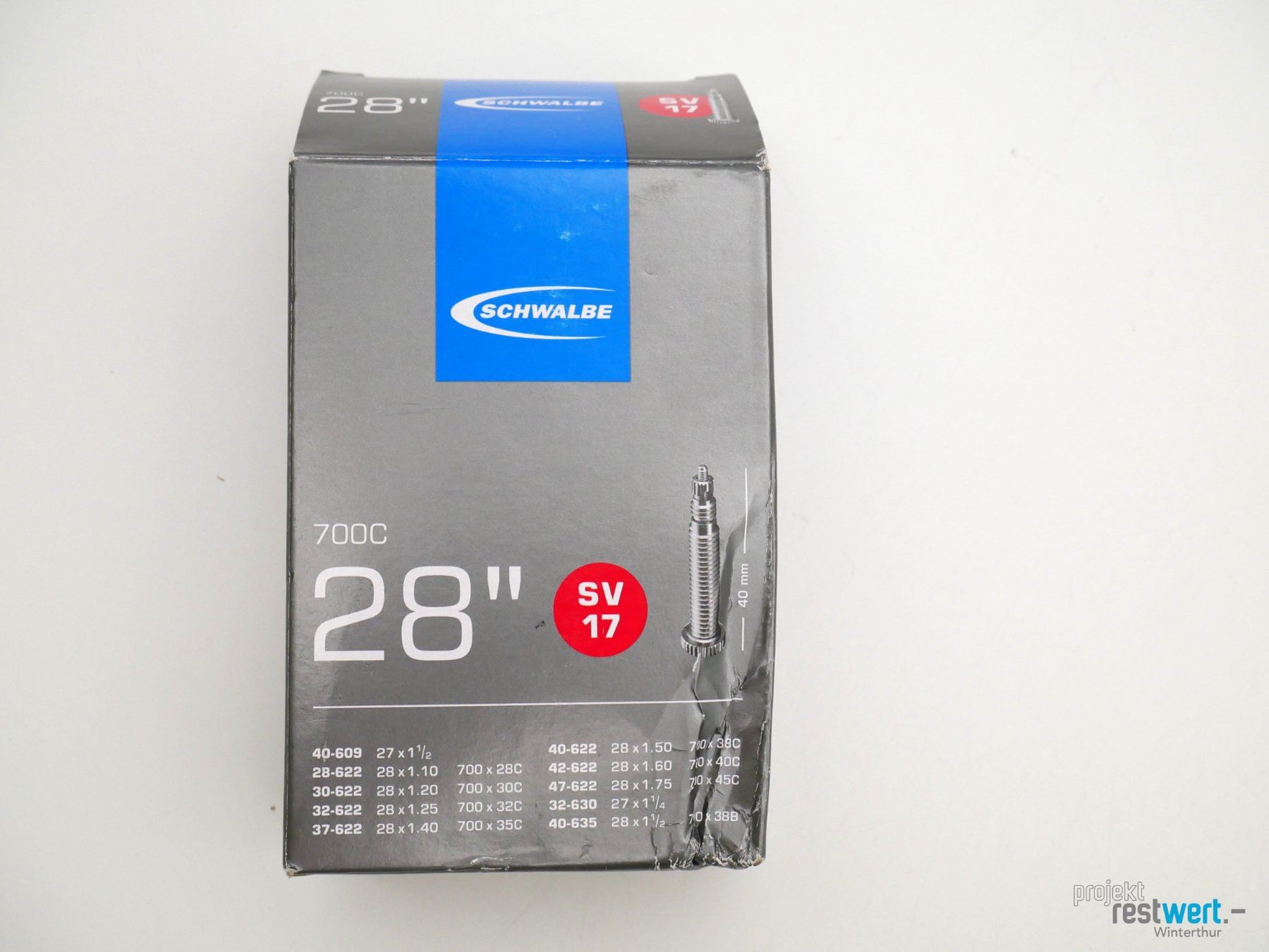 Pezzi di ricambio: SCHWALBE SV17 Fahrradschlauch – Nuovo (secondo la descrizione) da Winterthur venduto da Restwert_Winterthur 3