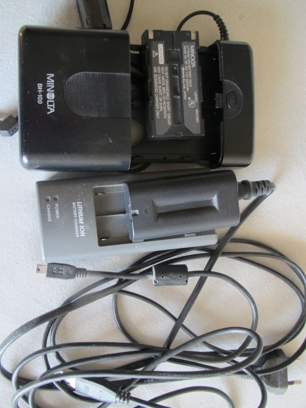 Batterie: Minolta Konica EBP-100 High Power Akku – Usato da Uster venduto da lets_drink_milk