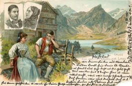 Seealpsee   AI   mit Stabstempel: Weissbad     um 1900