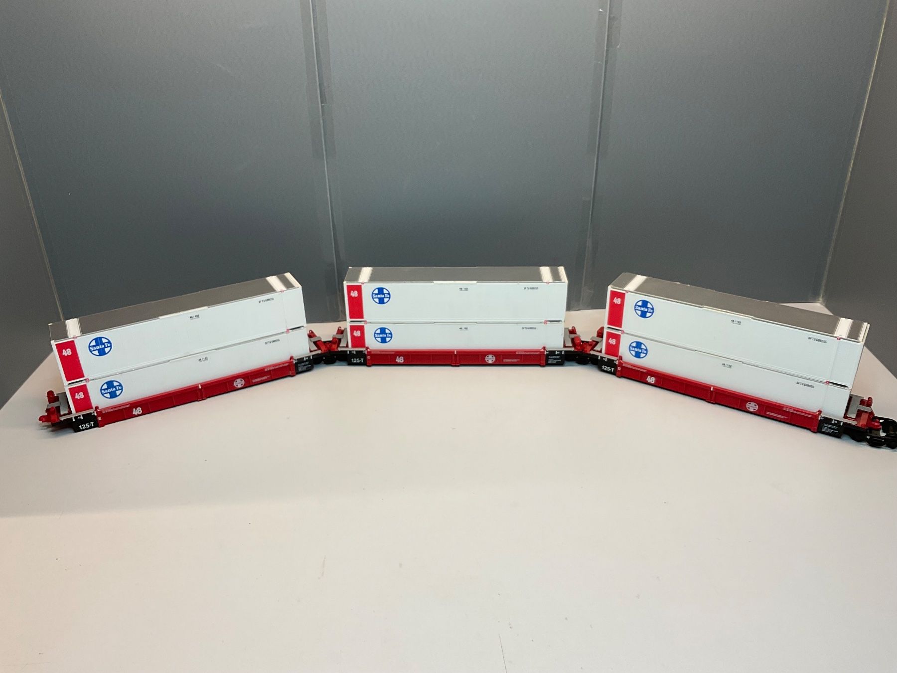Modellini di ferrovie: 3x USA- Containerwagen H0 Hersteller? – Usato da Nänikon venduto da R_rota 3