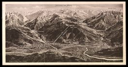 Klapp-Künstler-AK Eugen Felle: Meran, P