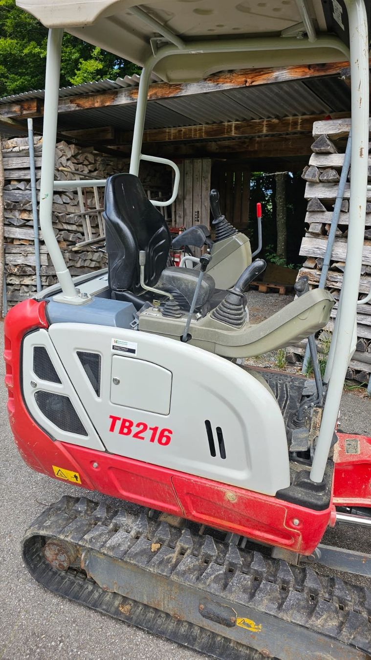 Takeuchi Bagger: Takeuchi TB216 Bagger – Gebraucht aus Lengwil von x-rent 2
