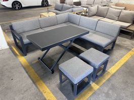 Gartenloungetisch Alu höhenverstellbar