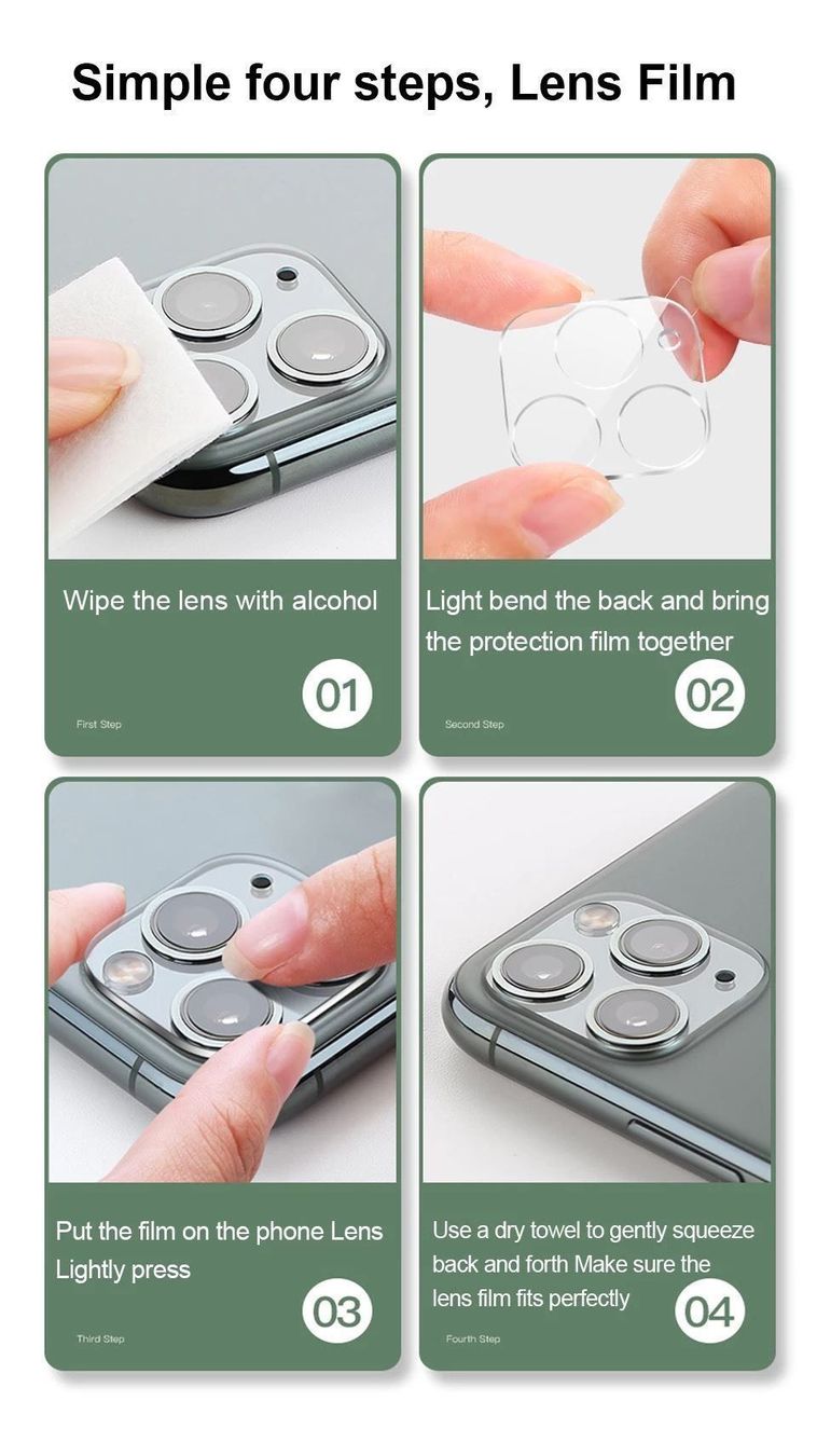 Cover & Protezioni schermo: 100D Kamera Panzerglas iPhone 11 Pro Max – Nuovo (secondo la descrizione) da Zürich venduto da Store-247 1