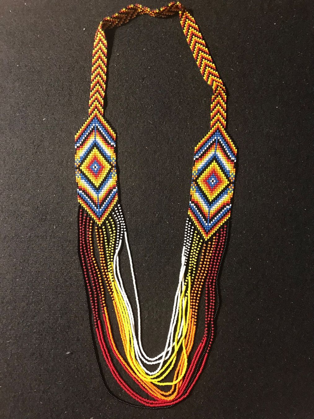 Catenine: Glasperlen Kette Amazonas – Nuovo (secondo la descrizione) da Basel venduto da Michael-Keltoi