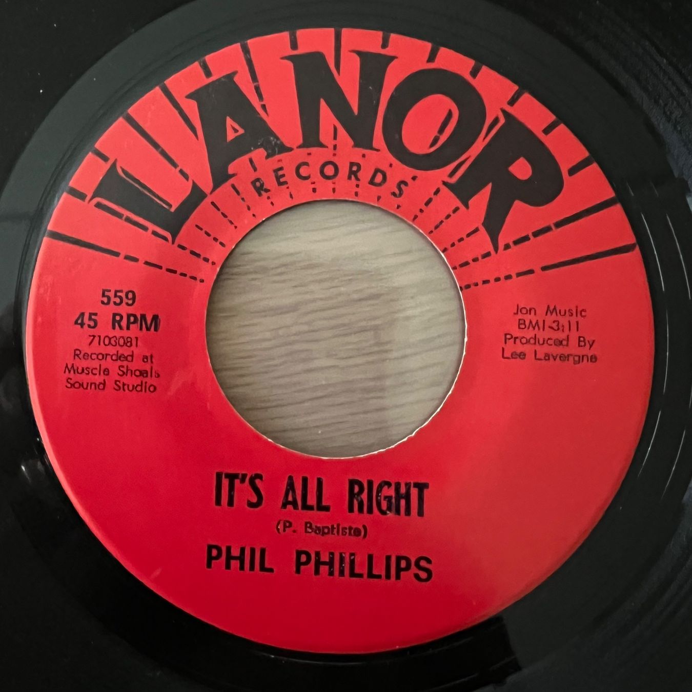 Schallplatten: Phil Phillips - It's All Right / 1. US-Press. 1971 – Gebraucht aus Gais von soundcave57