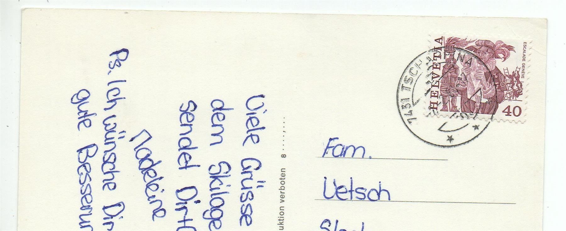 Cartoline postali: Gruss vom HEINZENBERG Postauto – Usato da Jona venduto da philajona 1