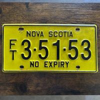 🇨🇦 Vintage Autoschild, Nova Scotia 3-51-53 - Kanada 