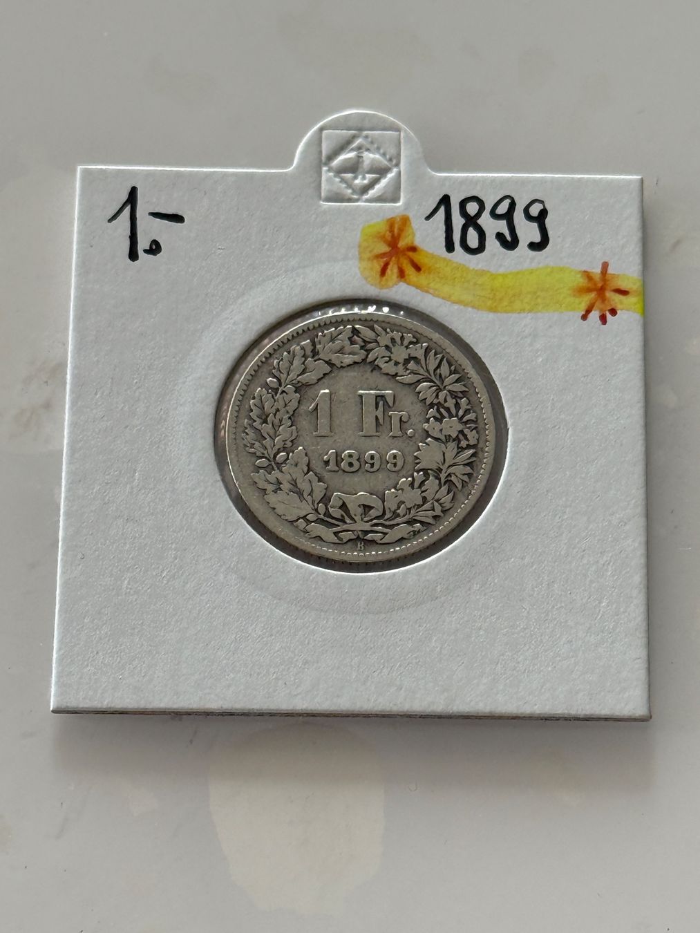 Tutti le monete: 1 Franken 1899  Rar – Usato da Wallisellen venduto da SWISS_SILVER1