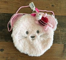 Süesses Täschli mit Häschenanhänger, neu und flauschig!