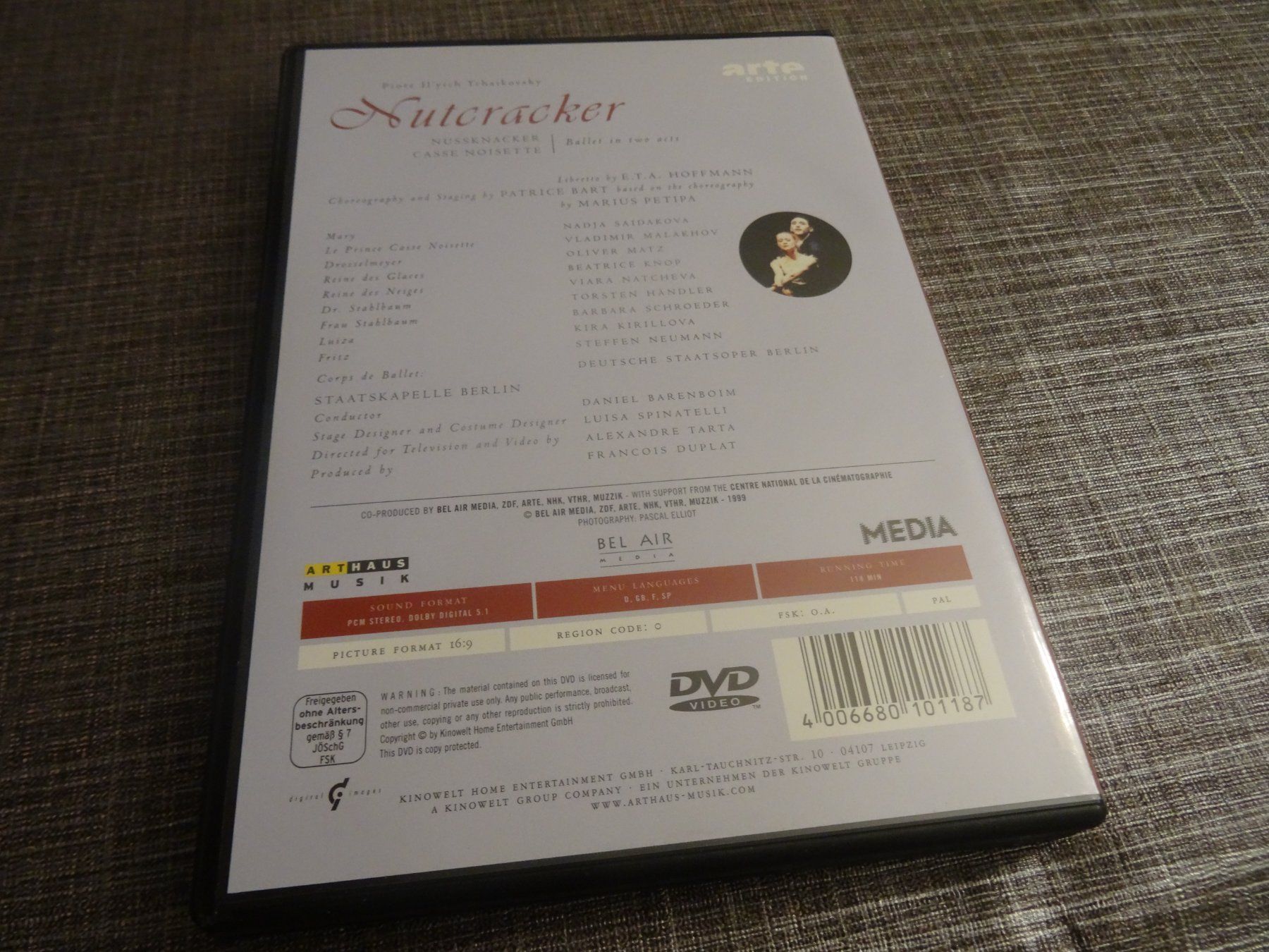 Tutti i DVDs: Nutcracker  Ballett Tchaikovsky Nussknacker DVD – Usato da Olten venduto da Disc-Ausverkauf 2