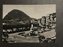 Postkarte LUGANO & Monte S. Salvatore 