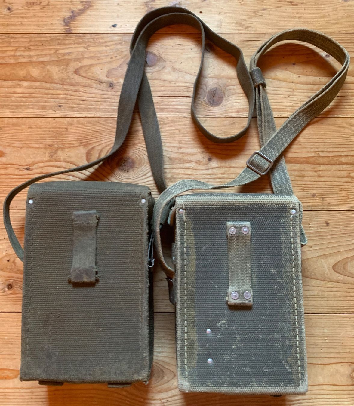 Telefoni: 2 Feldtelefone Ftf 50 der CH Armee – Usato da Goldingen venduto da Bergler012 2