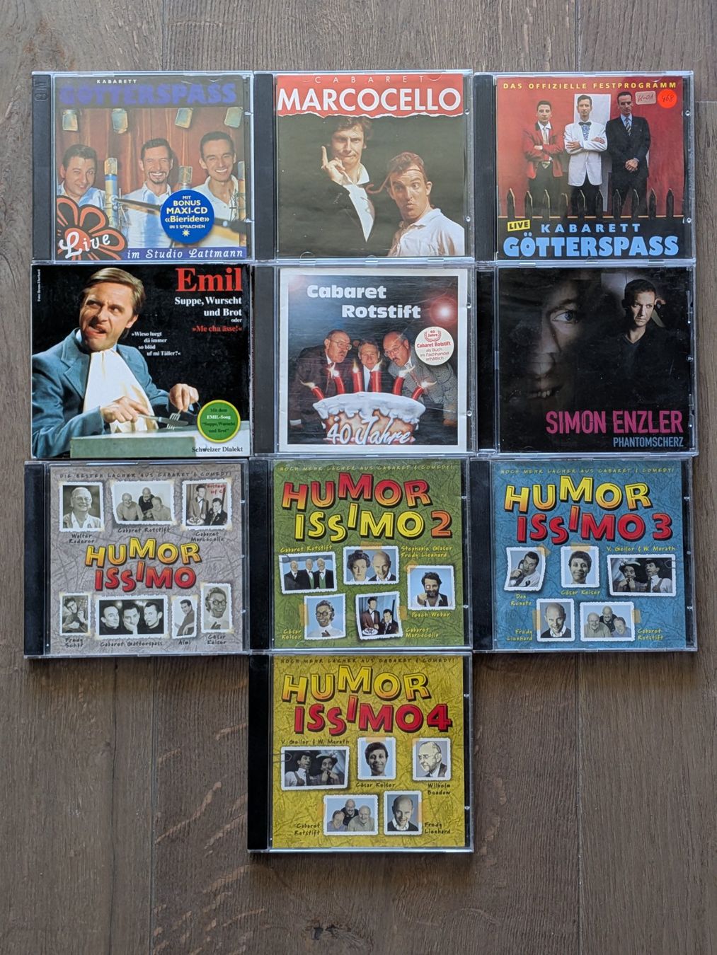 CDs: 10 Stück Schweizer Comedy & Kabarett CDs [11 Discs] – Gebraucht aus Port von gecotom