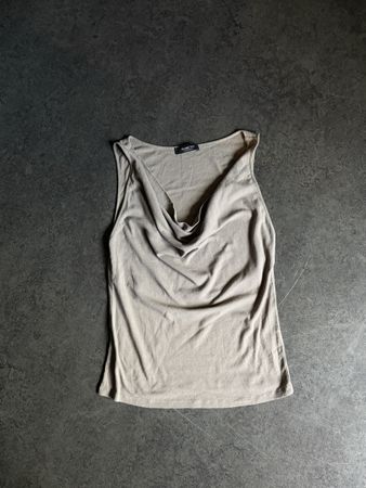 Massimo Dutti Top Kragen Grösse S