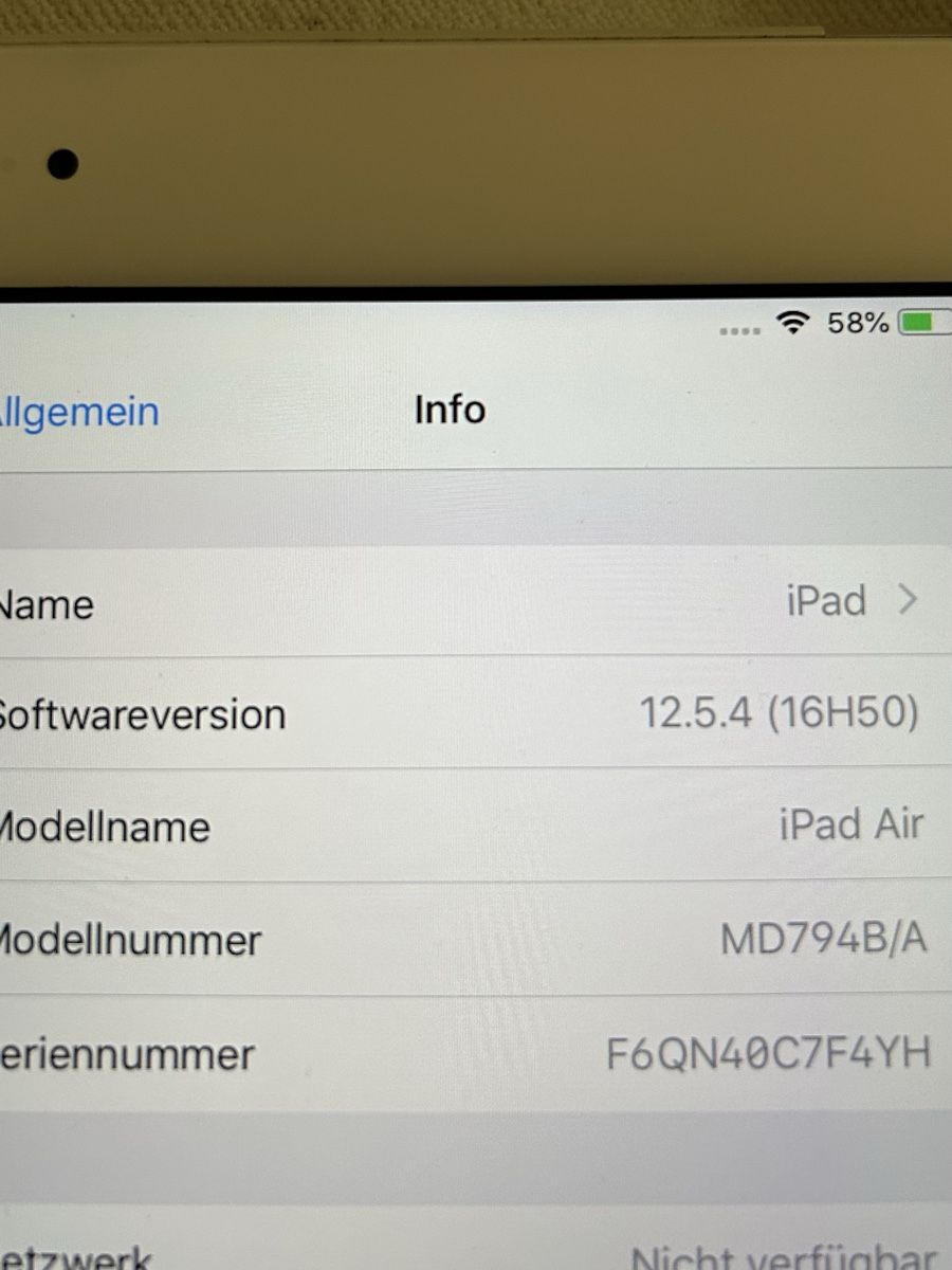 Apple Tablet PC: iPad Air  – Gebraucht aus Zug von nic_klq5 2