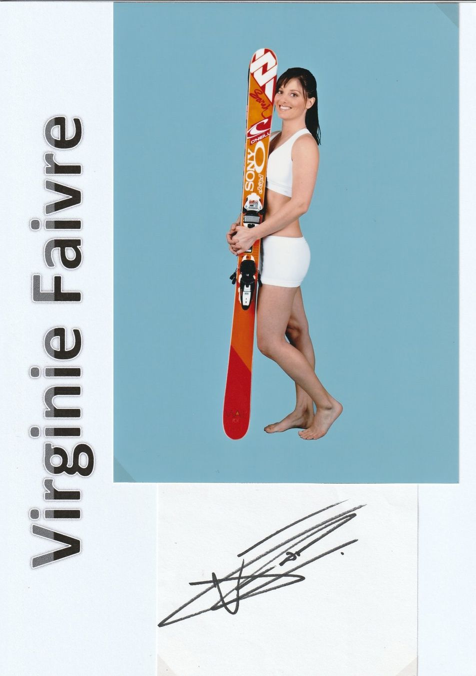 Autogramme: Virginie Faivre / Originalautogramm – Gebraucht aus Schwyz von racingautographs