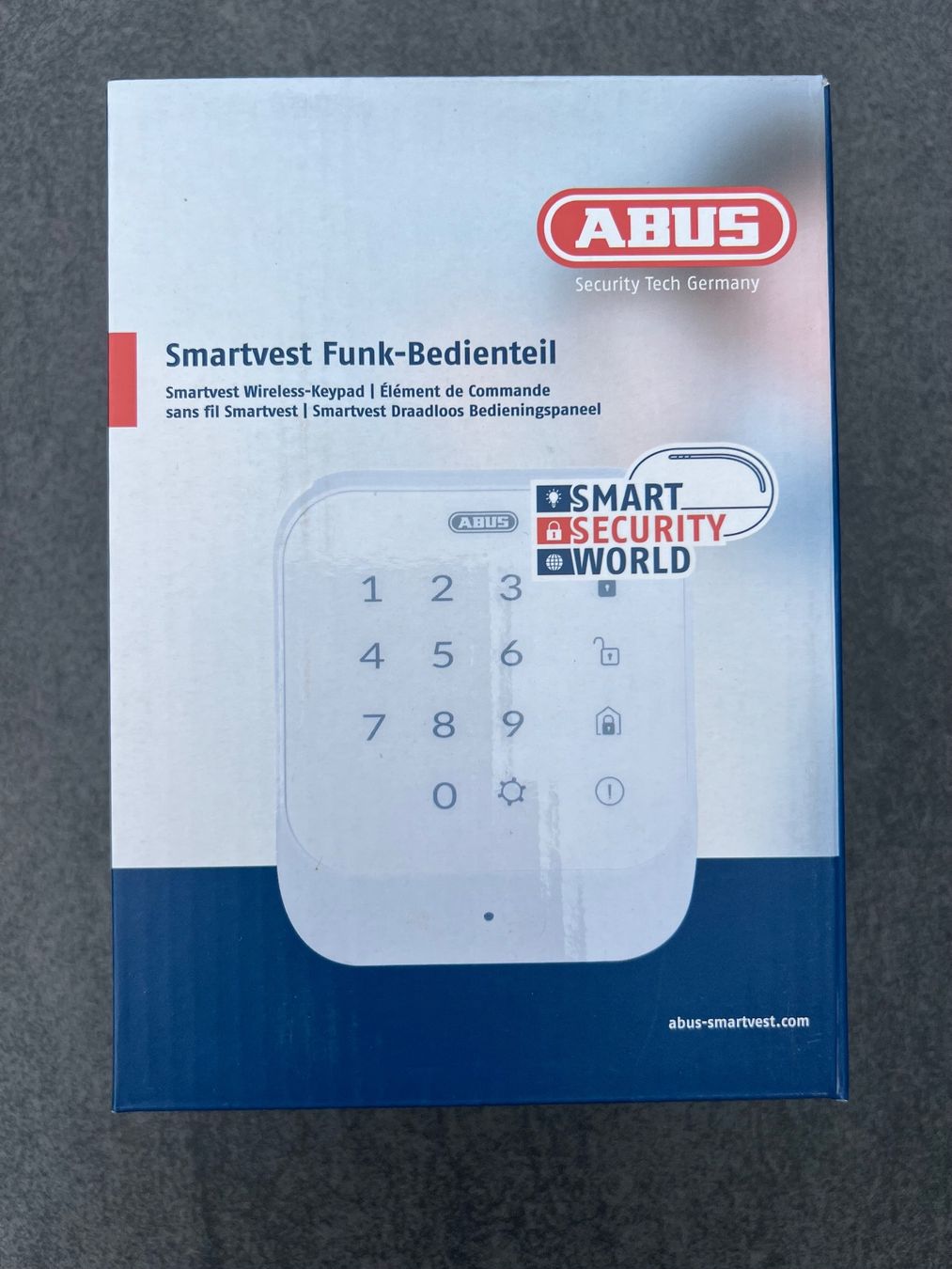 Abus Sistemi d'allarme: Abus Smartvest Funk-Bedienteil NEU – Nuovo e nell'imballaggio originale da Altendorf venduto da Moto1