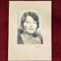 Portrait féminin par Dudley Glanfield Londres années 1920-30