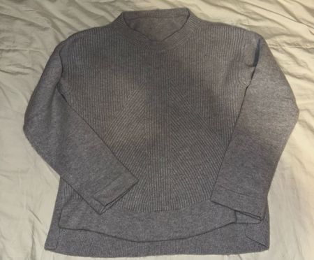Pullover aus 25% Angora Wolle, Grau, Gr. L