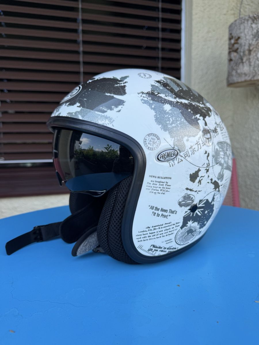Caschi & visiere: PREMIER Helm Gr. M - 2 Visiere Jethelm – Usato da Buonas venduto da Mikesteal 2