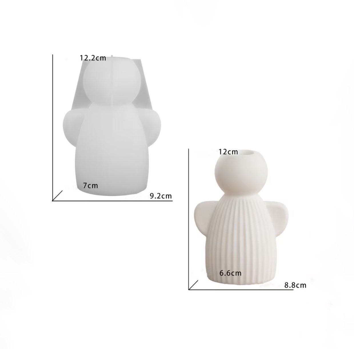 Teglie da forno: Giessform Silikonform Kerzenhalter Engel – Nuovo e nell'imballaggio originale da Kaltbrunn venduto da schere-stein-papier 1