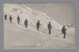 GRAND ST. BERNARD, LES MOINES EN SKIS, *