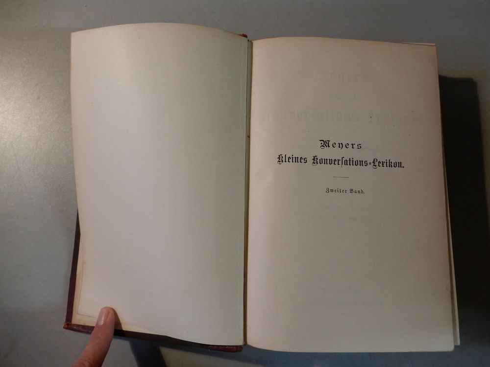 Livres: Antikes Konversationslexikon 2, gebundene Ausgabe, 1892 – D'occasion à Erstfeld par Mario_boe0 3