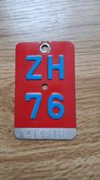 Velonummer / Veloschild ZH 76
