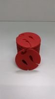 Sockenclips/Sockenklammern rot, 40 Stk