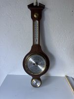 Wetterstation Holz Barometer Thermometer Hygrometer Wand