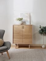 Highboard aus Eichenholz, Westwing Collection - wie neu
