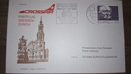 Swissair Dresden - Zürich 02.04.1991