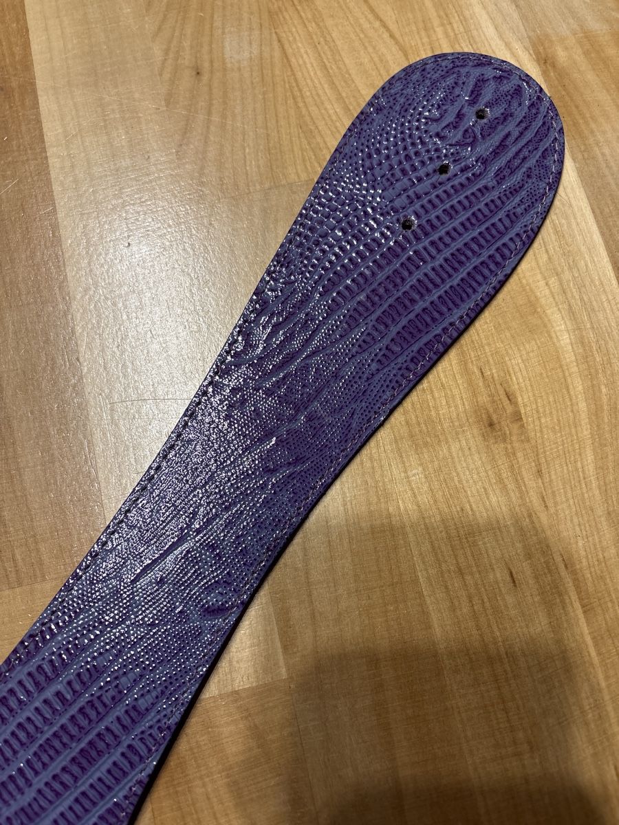 Cinture: Leder Gurt Taliengurt violett – Nuovo (secondo la descrizione) da Rümlang venduto da BoutiqueMonique16 3