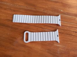 Magnetisches Silikonarmband weiss für Apple Watch 38,40,41mm