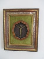 Hist. Andachts-Kreuz Holz gotisch - Mittelalter