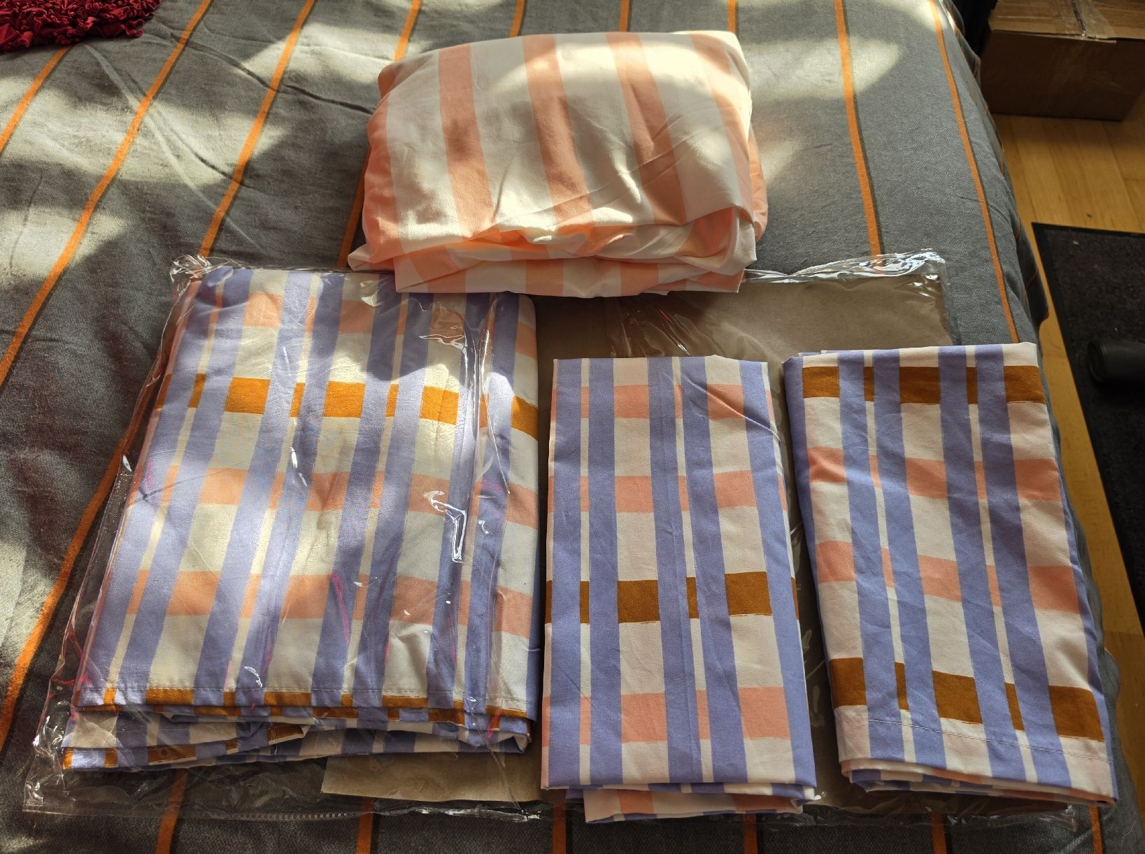 Bettwäsche: Linge de lit rayé multicolore neuf – Neu und originalverpackt aus HENNIEZ von mjm_vp6n 3